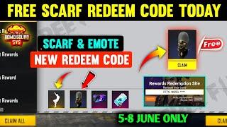 Free Scarf & Emote Redeem Code | Free fire New Redeem Code today | Bomb squad song redeem code