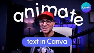 Create Animated Typography with Canva's Motion Effects