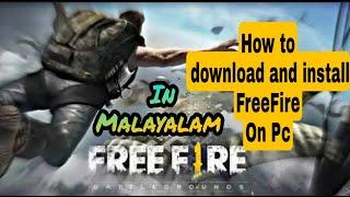 How to download and install Freefire on pc(Without Bluestacks) ||MALAYALAM||