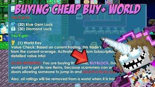 BUYING CHEAP PROFITABLE WORLD!! (THIS IS HOW I LOSE 13 BGL ) | Growtopia