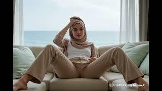 beautiful and attractive hijab model. hot hijab