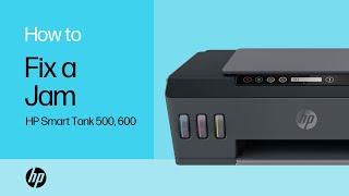 Fix a Paper/Carriage Jam | HP Smart Tank 500/600 Printer Series | HP Support