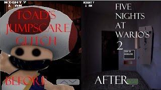 Five nights at Wario's 2 Toad's jumpscare glitch