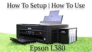 Epson L380 all-in-one  printer review | how to setup | how to use