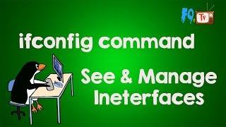 Linux Command Line Tutorial | ifconfig command | To See Interface Details | FOTV