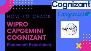 Wipro | Capgemini | Cognizant | BE/BTech | Fresher | How to crack | Success Story