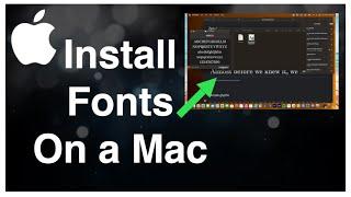 How To Install Fonts On Your Mac