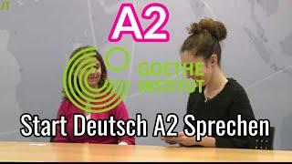 Goethe A2 Exam speaking part || Start Deutsch A2 sprechen Teil || New Updated