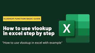 [2021] How to use Vlookup in excel - Vlookup Function Basic Tutorial