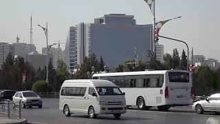 The streets of Ashgabat. Улицы Ашхабада.