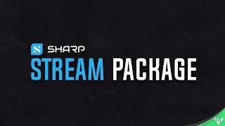Sharp | NEW Stream Design | Twitch Package