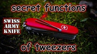The Secret Functions of the Tweezers in the Swiss Army Knife