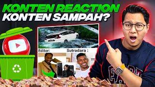 Konten Reaction Konten SAMPAH? Channel Youtube Reaction Itu Gak Guna? Cara Cari Uang Di Youtube