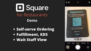 109.1 Square for Restaurants Full Demo | Online Ordering, Self-Serve Ordering, KDS, POS