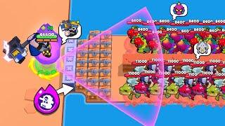 FRANK'S HYPERCHARGE vs 1001 NOOBS DRACO & LILY  Brawl Stars 2024 Funny Moments, Wins, Fails ep.1448