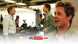 "We've got to get you a cameo!"  | Brad Pitt reveals all about APXGP with Martin Brundle