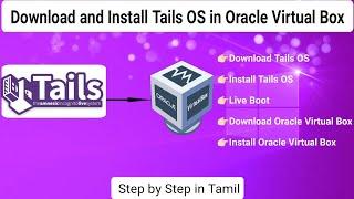 How to download and Install Tails OS through Oracle Virtual Box | live boot |Prof.Antony Vijay
