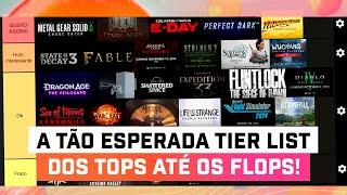 TIER LIST DOS MELHORES JOGOS ANUNCIADOS NA XBOX SHOW CASE!