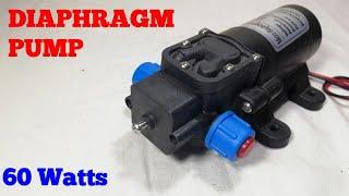 Review of my new  PRESSURE WATER PUMP , powerful MICRO DIAPHRAGM PUMP .