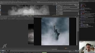 Procedural Volume Fog #Houdini #Redshift [Stream 2020 07 08]