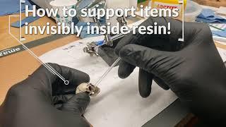 How to Suspend Objects Invisibly in Resin - KRVR Knives & Engineerable - Chef Knife Handles