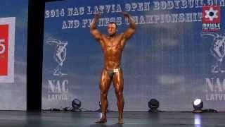 Albert Vylezinski 2014 NAC Latvia Open Bodybuilding and Fitness Championships 23.11.2014