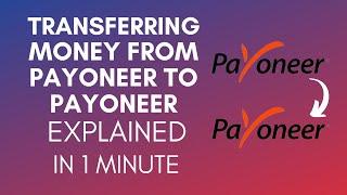 How To Transfer Money From Payoneer To Payoneer? (2024)