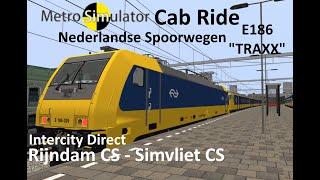 Metro Simulator Beta Time Lapse - Rijndam to Simvliet on the NS ICD