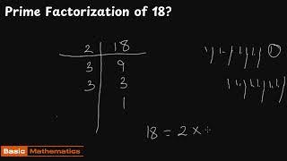 Prime Factorization || Basic Mathematics || #mathematics #primenumber