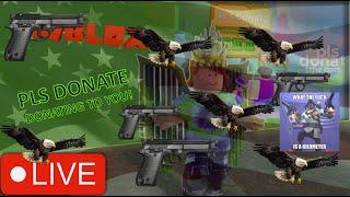 Roblox Pls Donate | MURICA (donating)