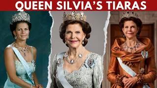 Queen Silvia Jewelry Collection. Swedish Crown Jewels Inherited From the Past 150 Years