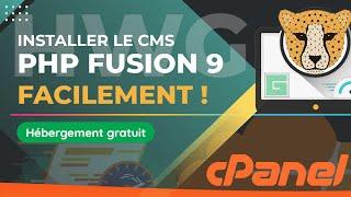 Installer le CMS  PHP Fusion 9 avec CPanel