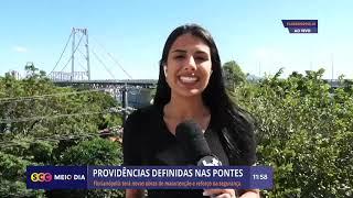 Manutenção e segurança na ponte de Florianópolis | Cotidiano | SCC Meio-Dia