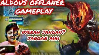 ALDOUS OFFLANER GAMEPLAY 2021 - PUKULAN TERBAIK ALDOUS YANG MEMBAWA KEMENANGAN