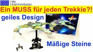 BlueBrixx Klingon Bird of Prey - Beeindruckendes Design mit Funktion, mäßige Steine(glanz)qualität