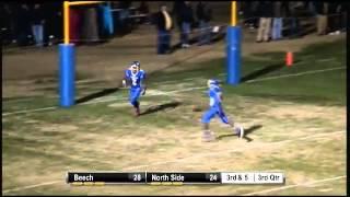 #12 Adam Craig of J-Northside 75yd TD completion to #2 Neylon