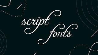 Free Script Fonts