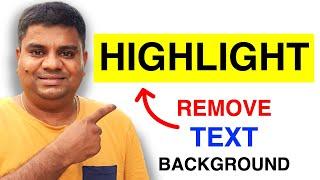 How To: Remove Highlight In Word (Microsoft)