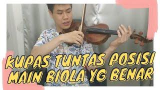 Belajar Biola, Tutorial Memegang Biola/Postur Bermain Biola, Menjepit Biola, Memegang Bow YANG BENAR