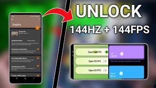 Unlock 120fps Android + 120Hz RefreshRate No-Root 100% Working | Max FPS Fix Lag - No Root