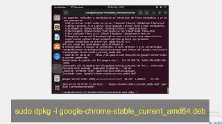 Instalar Google Chrome desde la terminal de Ubuntu