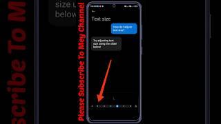 Redmi Font Size Change | How To Change Font Size In Redmi