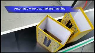 New Automatic wine box making machine