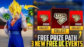 Free 24,000 UC For Everyone | Almost Old Purchase Gift Is Back | Free Prize Path For Everyone |PUBGM