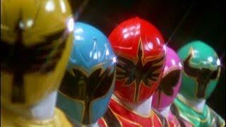 Titan Megazord and White Ranger vs Morticon Battle | Udonna | Mystic Force | Power Rangers Official