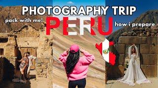 Pack With Me For My Photography Trip to Peru!!!