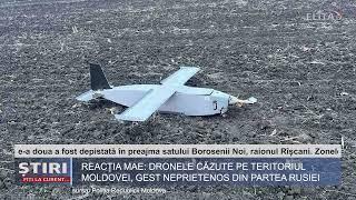 MAE: Dronele căzute pe teritoriul Moldovei, gest neprietenos din partea Rusiei.