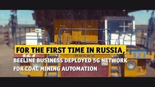 FOR THE FIRST TIME IN RUSSIA Beeline Business deployed 5G network for coal mining automation