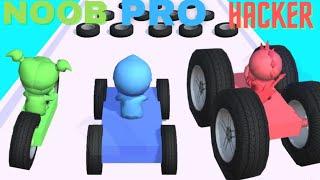 NOOB vs PRO vs HACKER in CarCraft.io By Quick Games