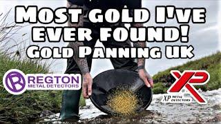 The most Gold I’ve found Prospecting so far Scotland Gold Panning UK